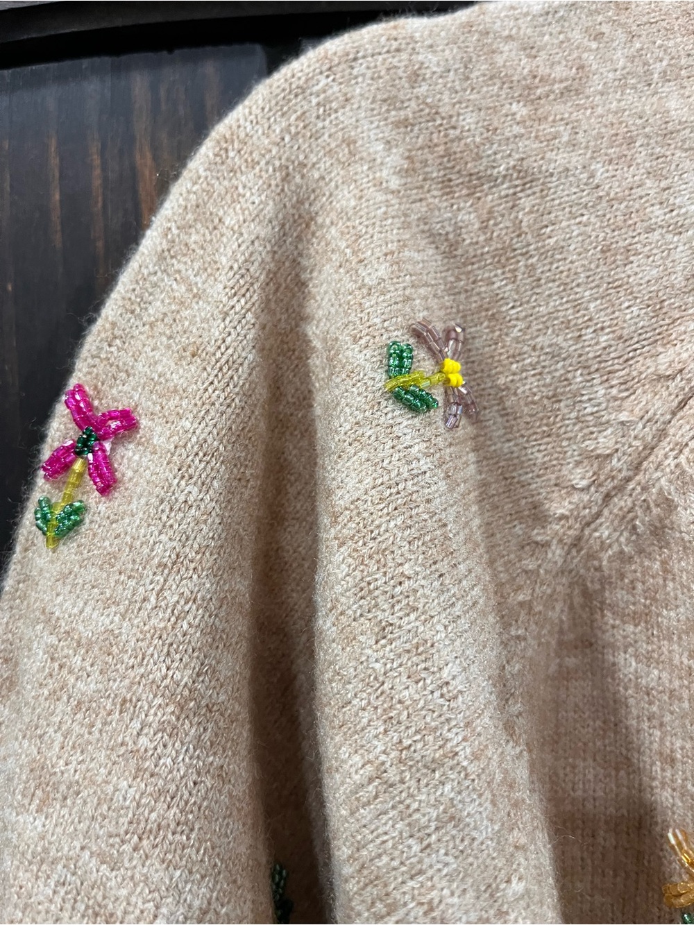 Hyacinth House Multi Floral Embellishment Elsie Cardigan like new small - Picture 9 of 10